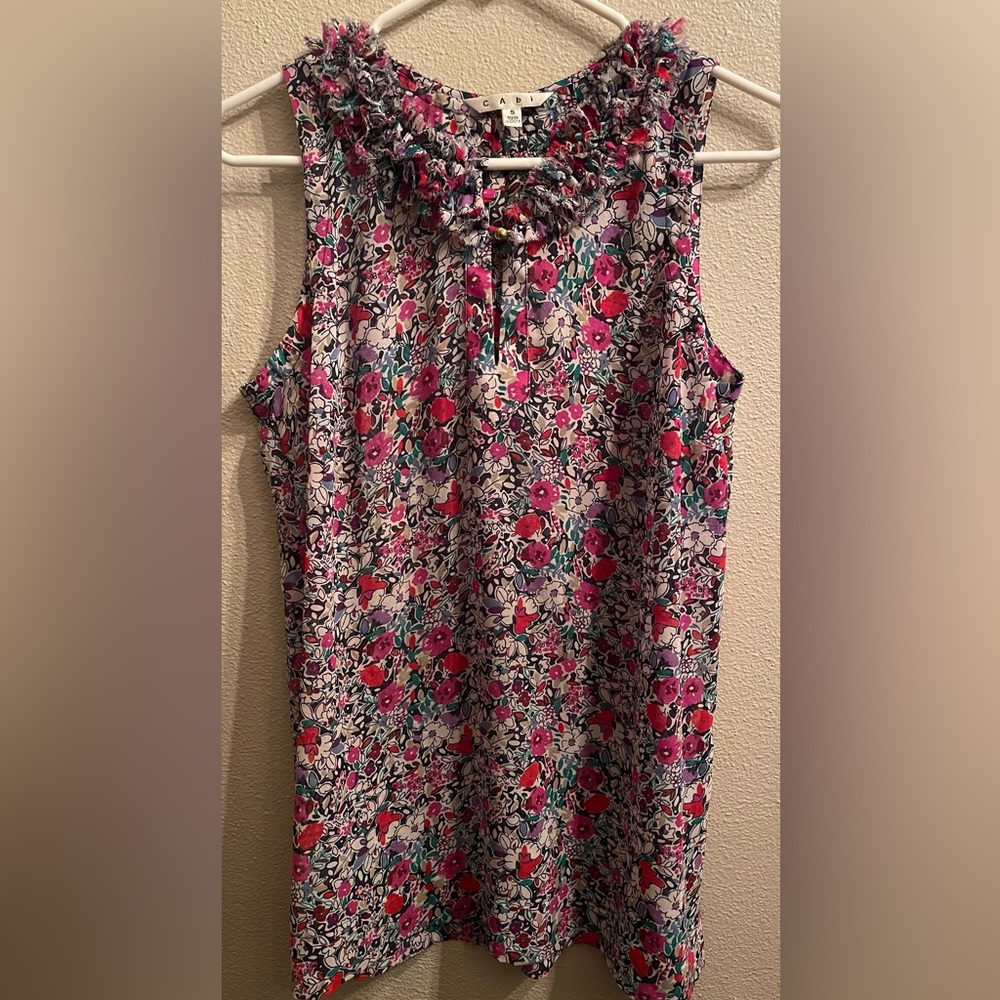 Like new floral Liberty CAbi tunic. Size small.